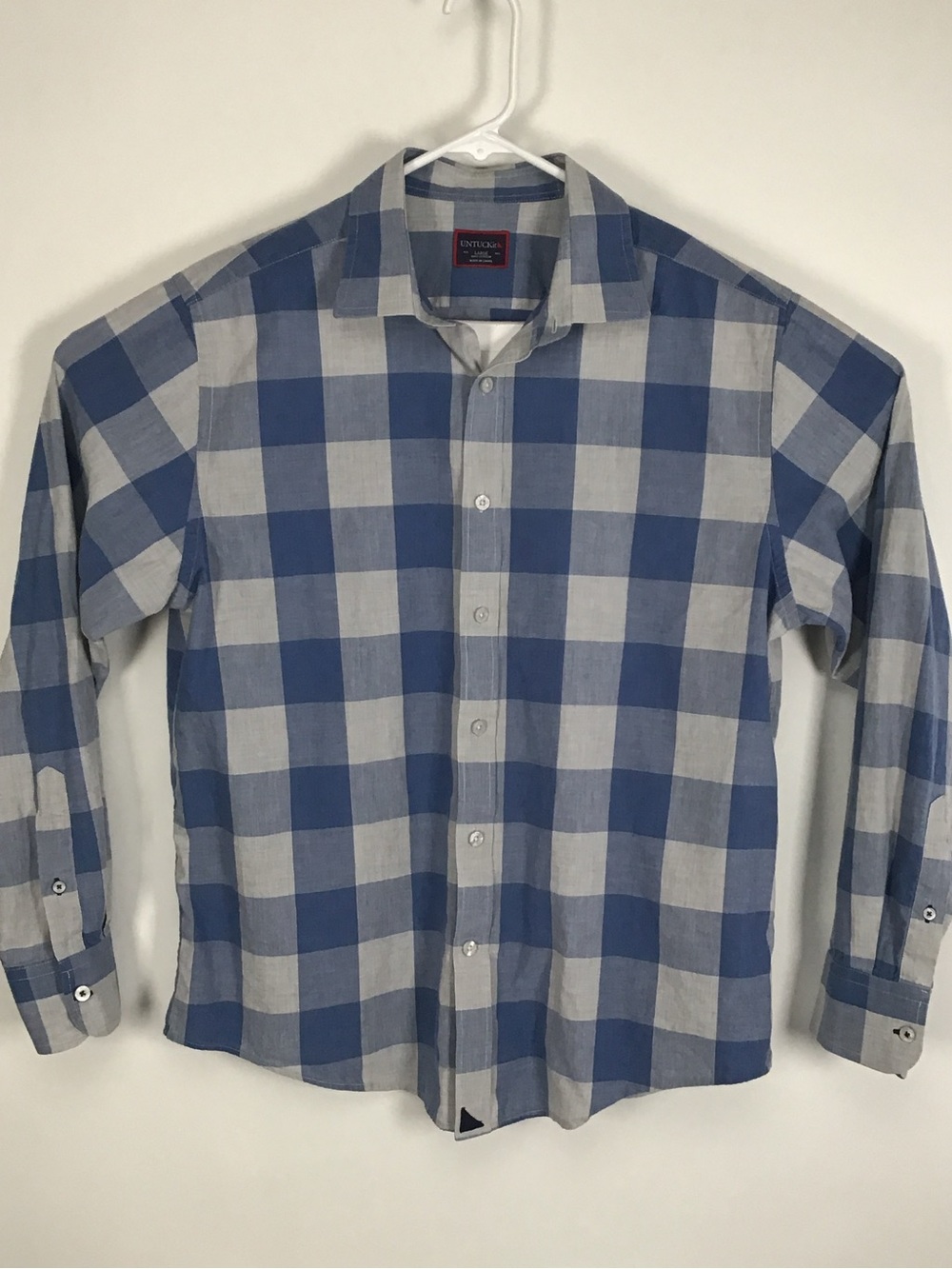UNTUCKit Monastrell men’s long sleeve button up shirt large